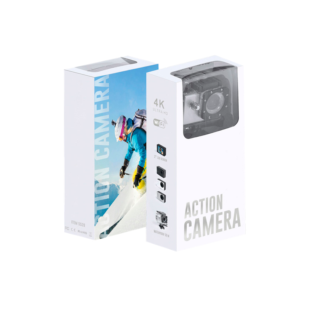 Câmara Desportiva Action Cam 1080p 4K Wi-fi 900 mAh