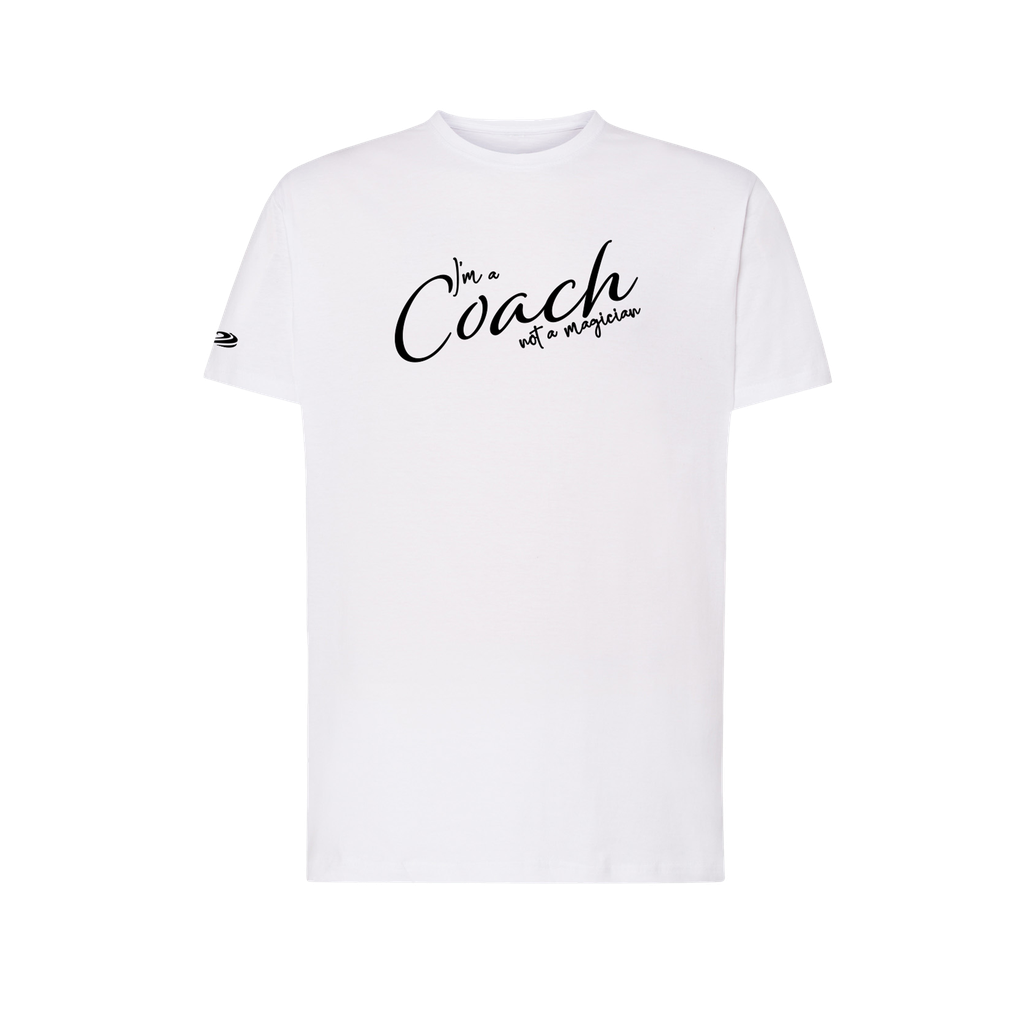 [DHK46722] T-Shirt I'm a Coach (..., Branco)