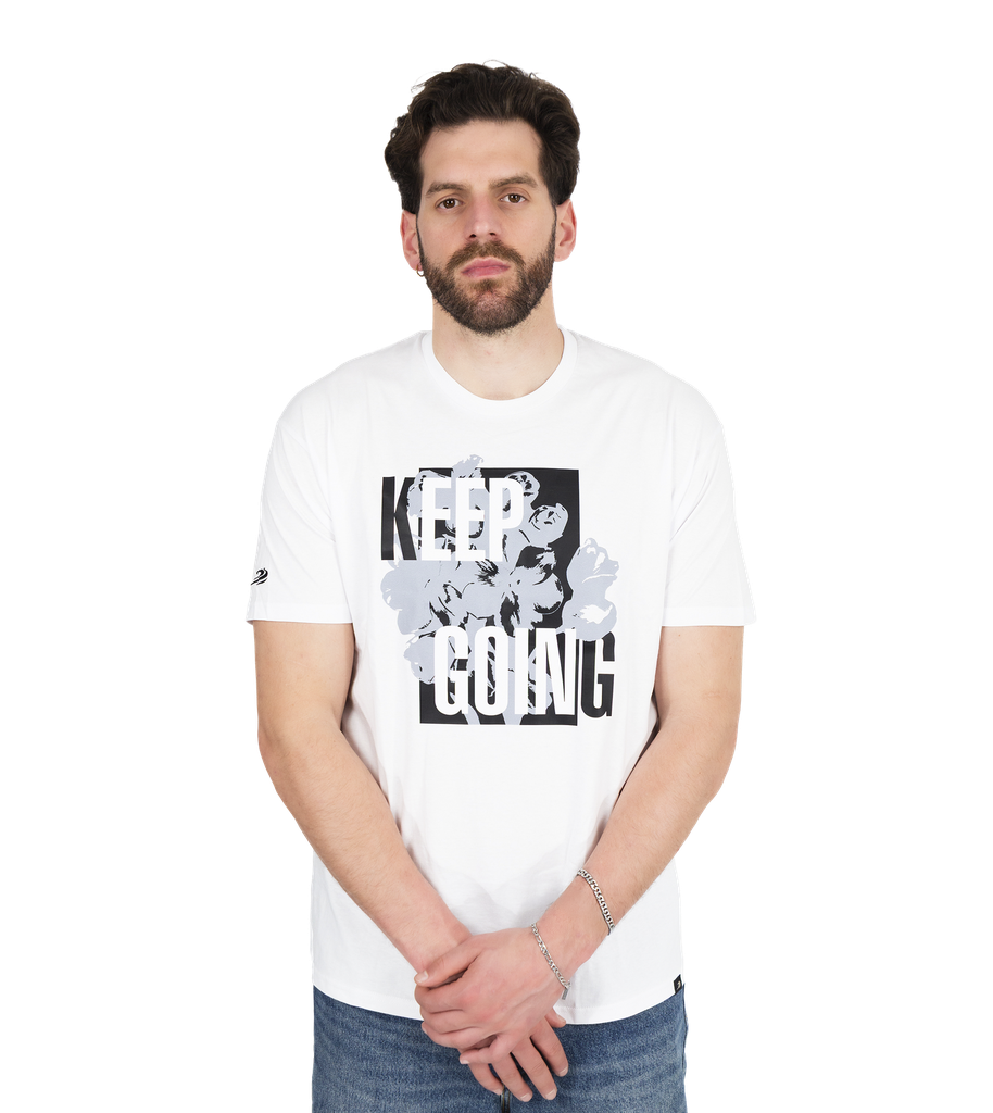 [DHK77056] T-Shirt Keep Going (..., Branco)